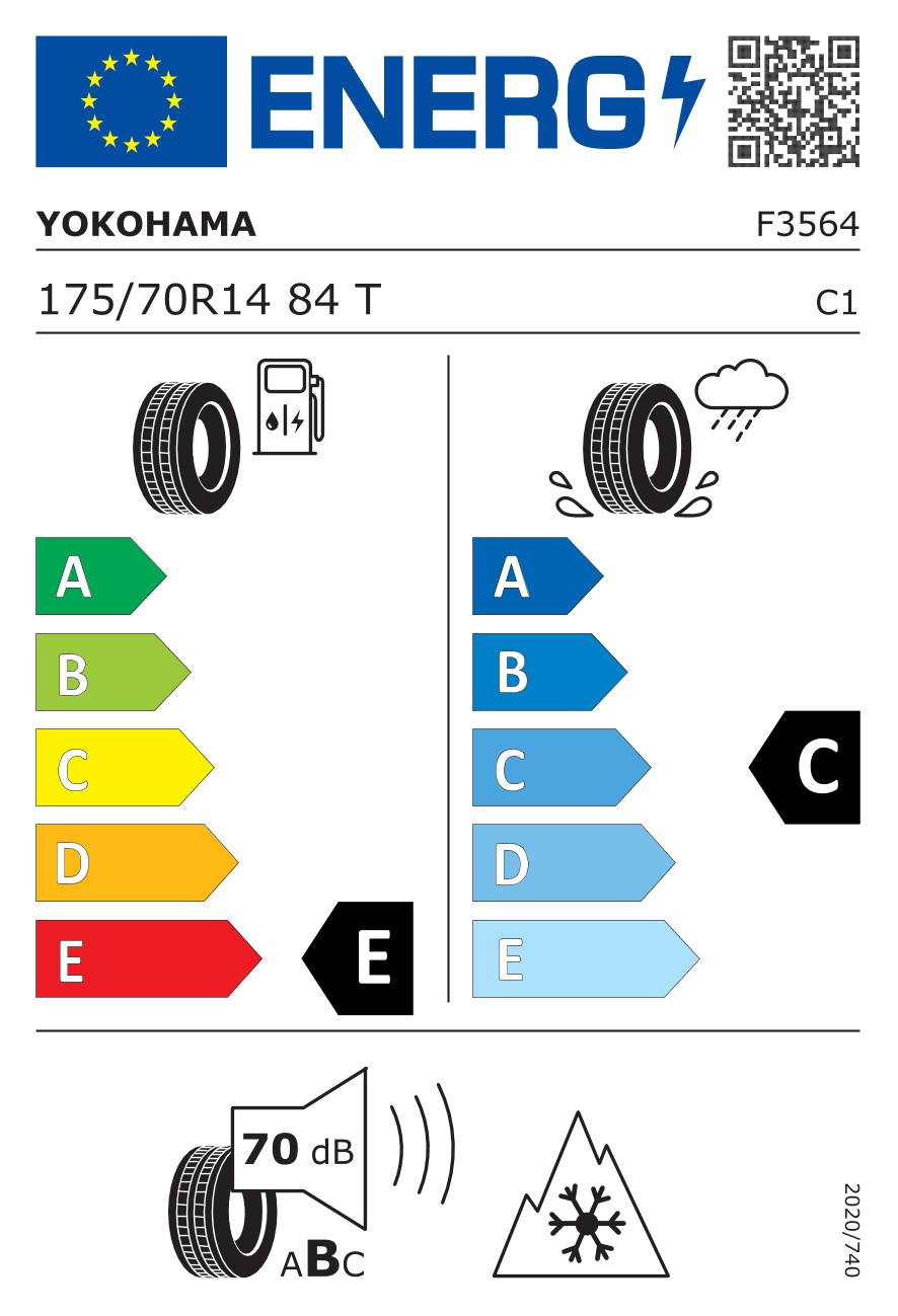 175/60R16 opona YOKOHAMA W.Drive V903 82H